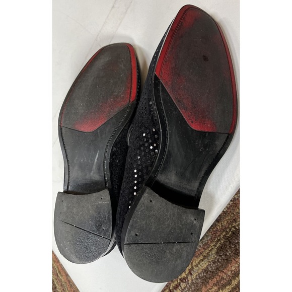 AFTER MIDNIGHT AM Mens 6786 Sequin Loafer Slip-On Shoes‎ Smoker Formal Size 10 - Picture 6 of 9